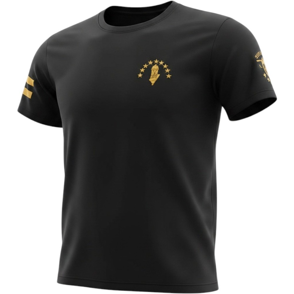 Grunt Style Mens XXL Black Graphic T-Shirt This We'll Defend Sentry Tower‎ Stars
